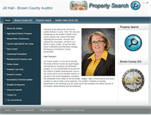 Tablet Screenshot of browncountyauditor.org